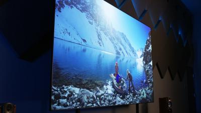 100" EluneVision Aurora 8K Ultra Short Throw NanoEdge Projection Screen - EV-ZLUST-100-8K