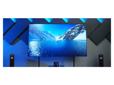 100" EluneVision Aurora 8K Ultra Short Throw NanoEdge Projection Screen - EV-ZLUST-100-8K