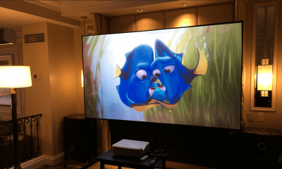 135" EluneVision 16:9 Reference EVO 8K NanoEdge Projection Screen - EV8K-ZL-135-1.0