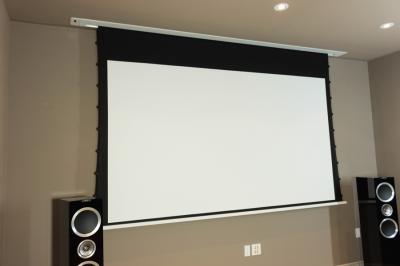 EluneVision Audioweave EVO 8K In-Ceiling Tab Tensioned Screen - EV8K-TICAW-106-1.15