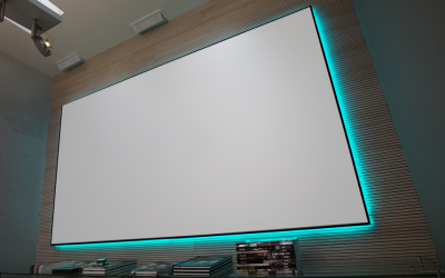 120" EluneVision 16:9 Reference Audiowave EVO 8K NanoEdge Fixed-Frame Screen - EV8K-ZAWL-120-1.15