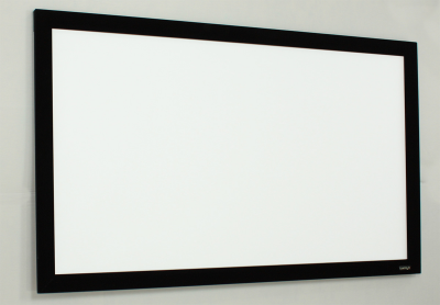 125" EluneVision 16:9 Reference AudioWeave EVO 8K Fixed Frame Screen - EV8K-F3AW-125-1.15