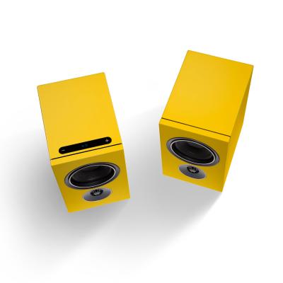 PSB Speakers Alpha iQ Streaming Powered Speakers with BluOS in Matte Black - Alpha iQ (Y)