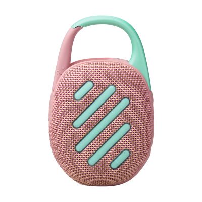 JBL Clip 5 Ultra Portable Bluetooth Speaker in Pink - JBLCLIP5PINKAM