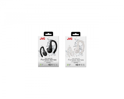 JVC Fitness True Wireless Earbuds in White - HA-EC25T-W