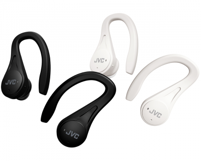 JVC Fitness True Wireless Earbuds in White - HA-EC25T-W