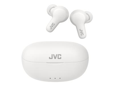 JVC Gumy True Wireless Earbuds with Comfortable Fit in White - HA-A7T2-W