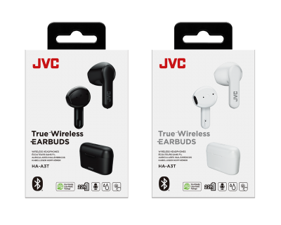 JVC True Wireless Earbuds in Black - HA-A3T-B