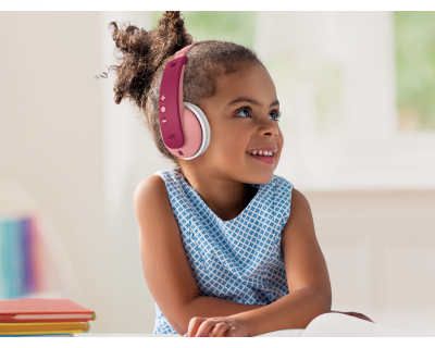 JVC Kids Wireless Tinyphone Headphones in Pink - HA-KD10W-P