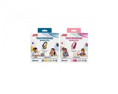 JVC Kids Wireless Tinyphone Headphones in Pink - HA-KD10W-P