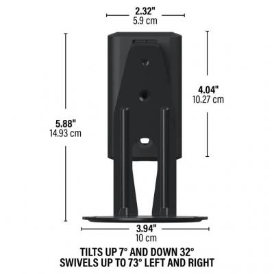 Sanus Adjustable Speaker Wall Mount for Sonos Era 100 - WSWME12-B2