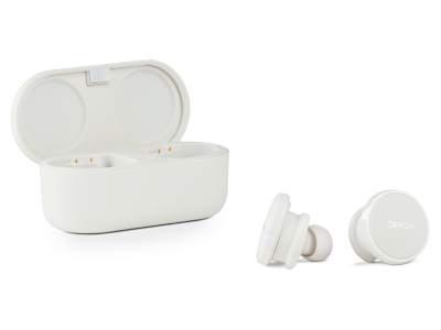 Denon PerL Pro Premium True Wireless Earbuds in White - AHC15PLWTE3