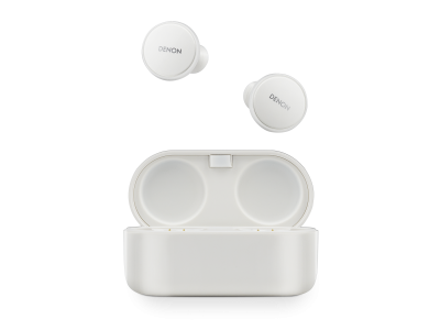 Denon PerL Pro Premium True Wireless Earbuds in White - AHC15PLWTE3