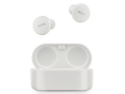 Denon PerL True Wireless Earbuds with personalized sound in White - AHC10PLWTE3