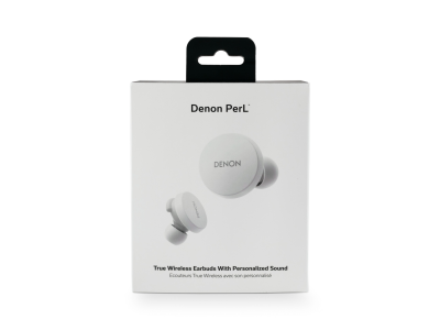 Denon PerL True Wireless Earbuds with personalized sound in White - AHC10PLWTE3