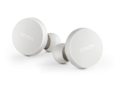 Denon PerL True Wireless Earbuds with personalized sound in White - AHC10PLWTE3