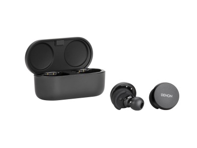 Denon PerL True Wireless Earbuds with Personalized Sound in Black - AHC10PLBKEM