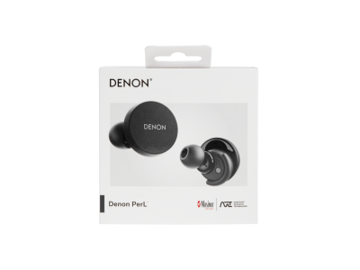 Denon PerL True Wireless Earbuds with Personalized Sound in Black - AHC10PLBKEM