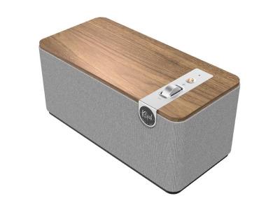 Klipsch The One Plus Compact Premium Bluetooth Speaker in Walnut  - THEONEPW