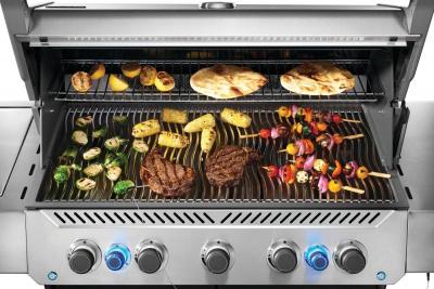 74" Napoleon Prestige 665 RSIB 7 Burners Propane Grill - P665VRSIBPSS