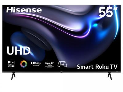 55" Hisense 55R63N 4K Smart Roku TV