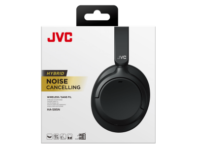 JVC Hybrid Noise Cancelling Lightweight Around-Ear Headphones - HA-S95N