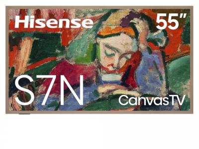 55" Hisense 55S7N Class S7 CanvasTV 4K QLED Google TV